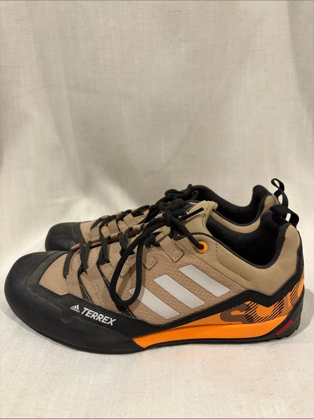 Adidas Men’s Black, Tan and Orange Terrex Shoes